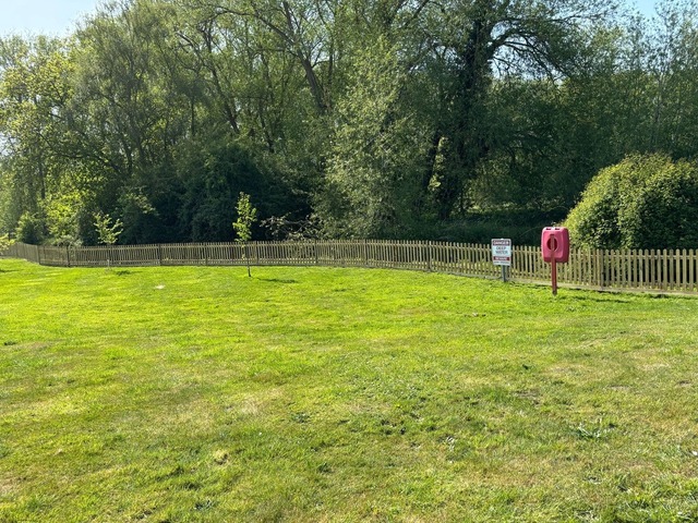 A run of fencing with Durapost posts